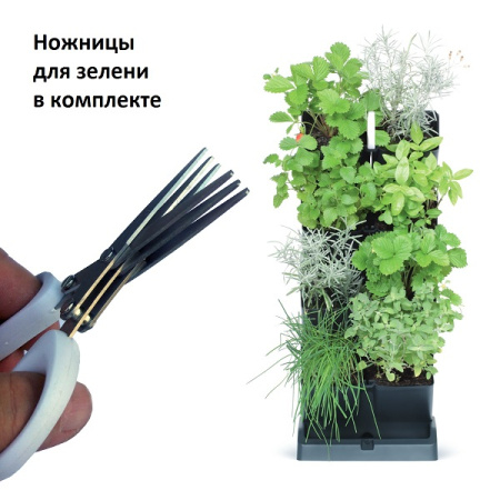 Вертикальный сад MINI CASCADE IO1W200-S433 чёрный