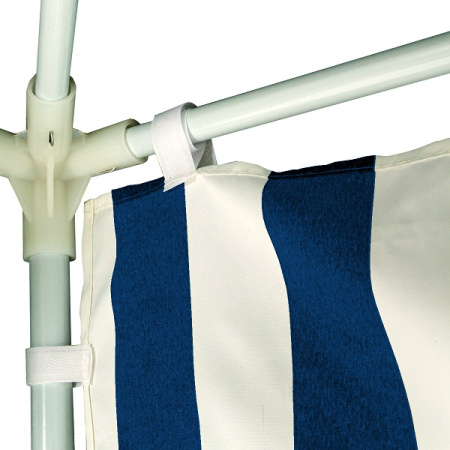 Стенка для садового тента Green Glade 1,95х2,95м полиэстер с окном синяя