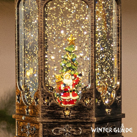 Новогодний фонарь Winter Glade Шестигранный F25-1