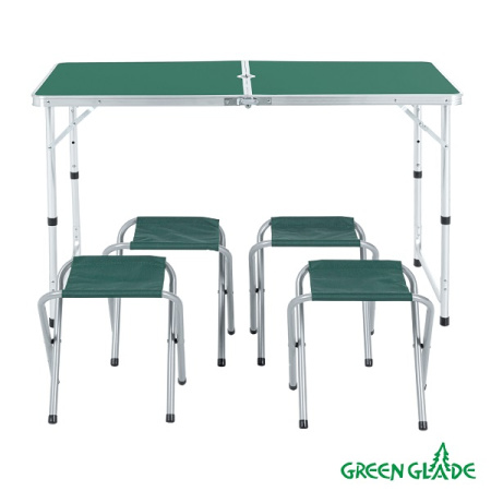 Набор мебели для пикника Green Glade M790-3 (зелёный)