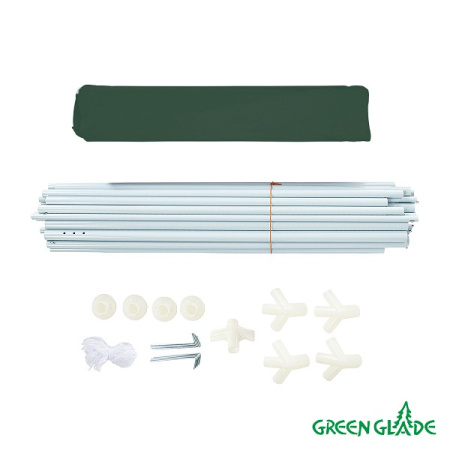 Тент садовый Green Glade 1018 2,4х2,4м/3x3x2,5м полиэстер