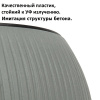 Кашпо для цветов Prosperplast Beton Bowl 3,9 л, бетон