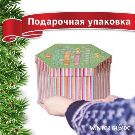Набор ёлочных шаров Winter Glade, папье-маше, 14 шт.
