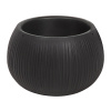 Кашпо для цветов Prosperplast Beton Bowl 3,9 л, чёрный