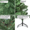 Елка искусственная Royal Christmas Dakota Reduced PVC 180см