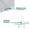 Набор мебели для пикника Green Glade M790-1 (мраморный белый)