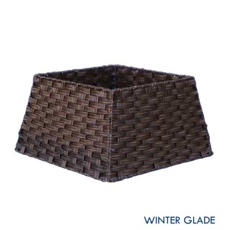 Корзина под елку Winter Glade M551, 45х45 см темно-коричневый