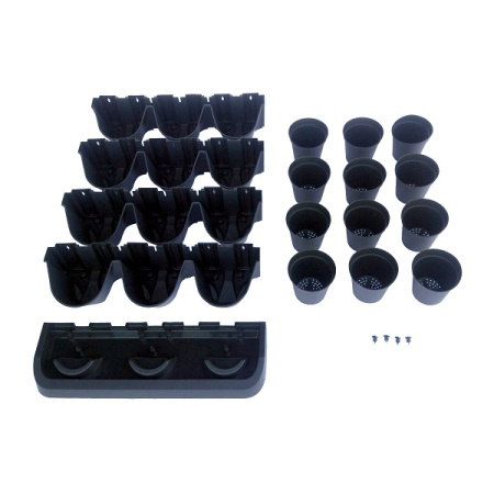 Вертикальный сад CASCADE GARDEN IO2W600S-S433 чёрный