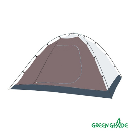 Палатка туристическая Green Glade Zoro 4 местная