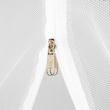 Стенка для садового тента Green Glade 1,95х2,95м полиэстер с москитной сеткой зеленая