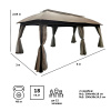 Тент садовый Green Glade 1151 3х6х2,65 м полиэстер (2 коробки)