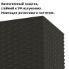 Кашпо с автополивом Prosperplast Rato Case High 72л, венге