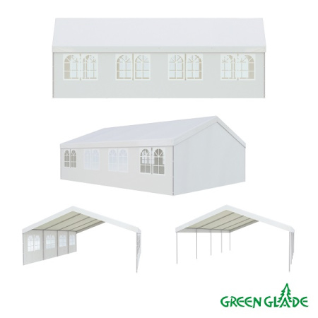 Тент-шатер Green Glade 3006 6х8х3,1/2м полиэстер 3 коробки