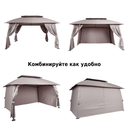 Шатер-беседка Green Glade 1068 3х4х2,6 м полиэстер