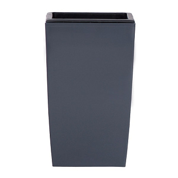 Кашпо для цветов Prosperplast Coubi Square High 30+19л, графит