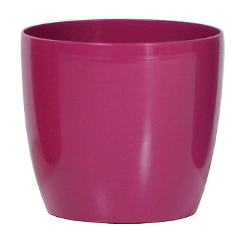 Кашпо для цветов Prosperplast Coubi Round 0,5л, фуксия