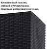 Кашпо для цветов Prosperplast Rato Square 91,5+37л, антрацит