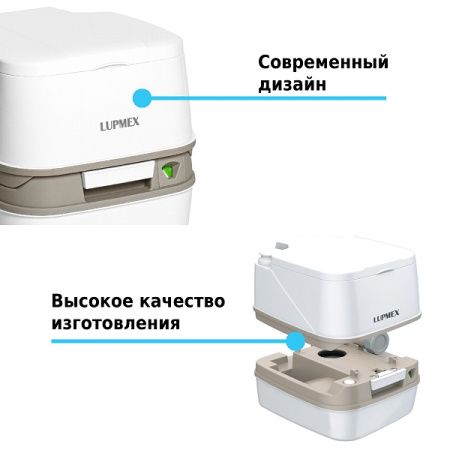 Биотуалет Lupmex 79112 12л с индикатором
