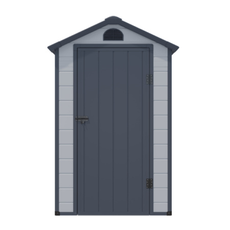 Сарай WOTEX Storage-01-2, серый, 134*104*204 см