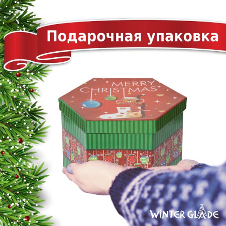 Набор ёлочных шаров Winter Glade, папье-маше, 14 шт.