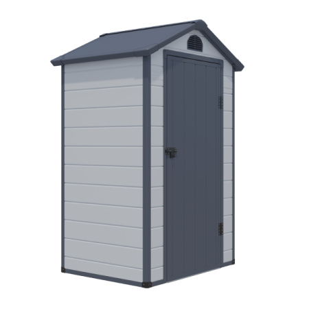 Сарай WOTEX Storage-01-2, серый, 134*104*204 см