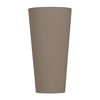 Кашпо для цветов Prosperplast Tubus Slim 64+35л, мокко