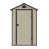 Сарай WOTEX Storage-01-1, бежевый с коричневым, 134*104*204 см