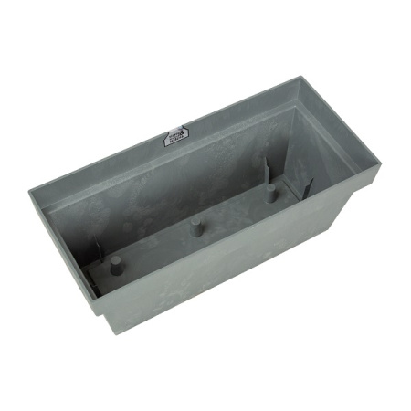 Кашпо для цветов Prosperplast Cube Case Beton 25,5л, бетон 