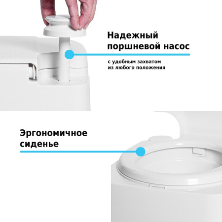 Биотуалет Lupmex 79112P 12л с индикатором с пробниками гранул
