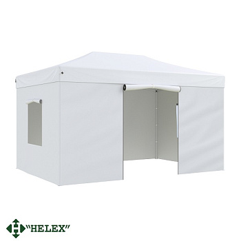 Тент-шатер быстросборный Helex 24335 4,5х3x3м полиэстер белый