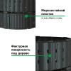 Компостер  Piteco 670л чёрный