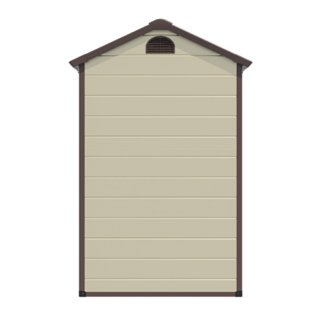 Сарай WOTEX Storage-01-1, бежевый с коричневым, 134*104*204 см