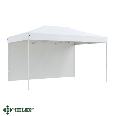 Тент-шатер быстросборный Helex 24335 4,5х3x3м полиэстер белый