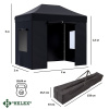 Тент-шатер быстросборный Helex 4322 3x2х3м полиэстер черный