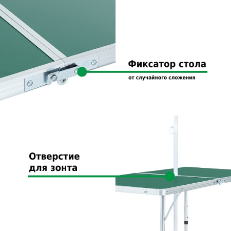 Набор мебели для пикника Green Glade M790-3 (зелёный)