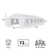 Тент-шатер Green Glade 3020  6х12х3,2м полиэстер 4 коробки