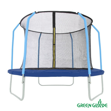 Батут уличный Green Glade с сеткой и лестницей 10-футовый 3 ножки 6 стоек