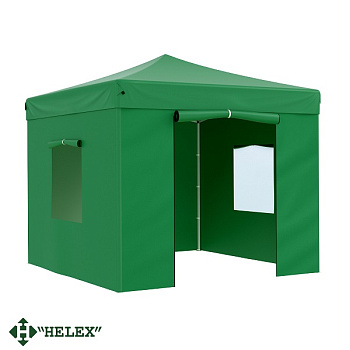 Тент-шатер быстросборный Helex 24331 3x3х3м полиэстер зеленый