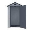 Сарай WOTEX Storage-01-2, серый, 134*104*204 см