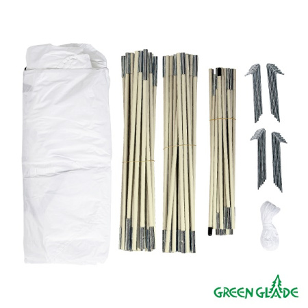 Палатка-шатер Green Glade 1260 4,5х4,5х2,65/2м полиэстер