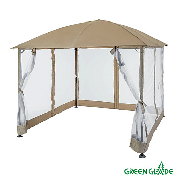 Шатер-беседка Green Glade 1067 3х3х2,5/2м полиэстер